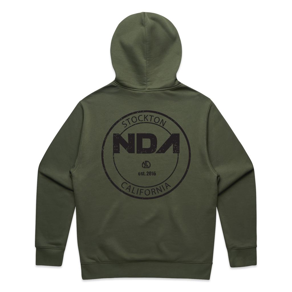 Full Circle Hoodie-- Forest Green