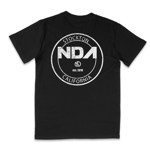 Signature Circle Tee-Black