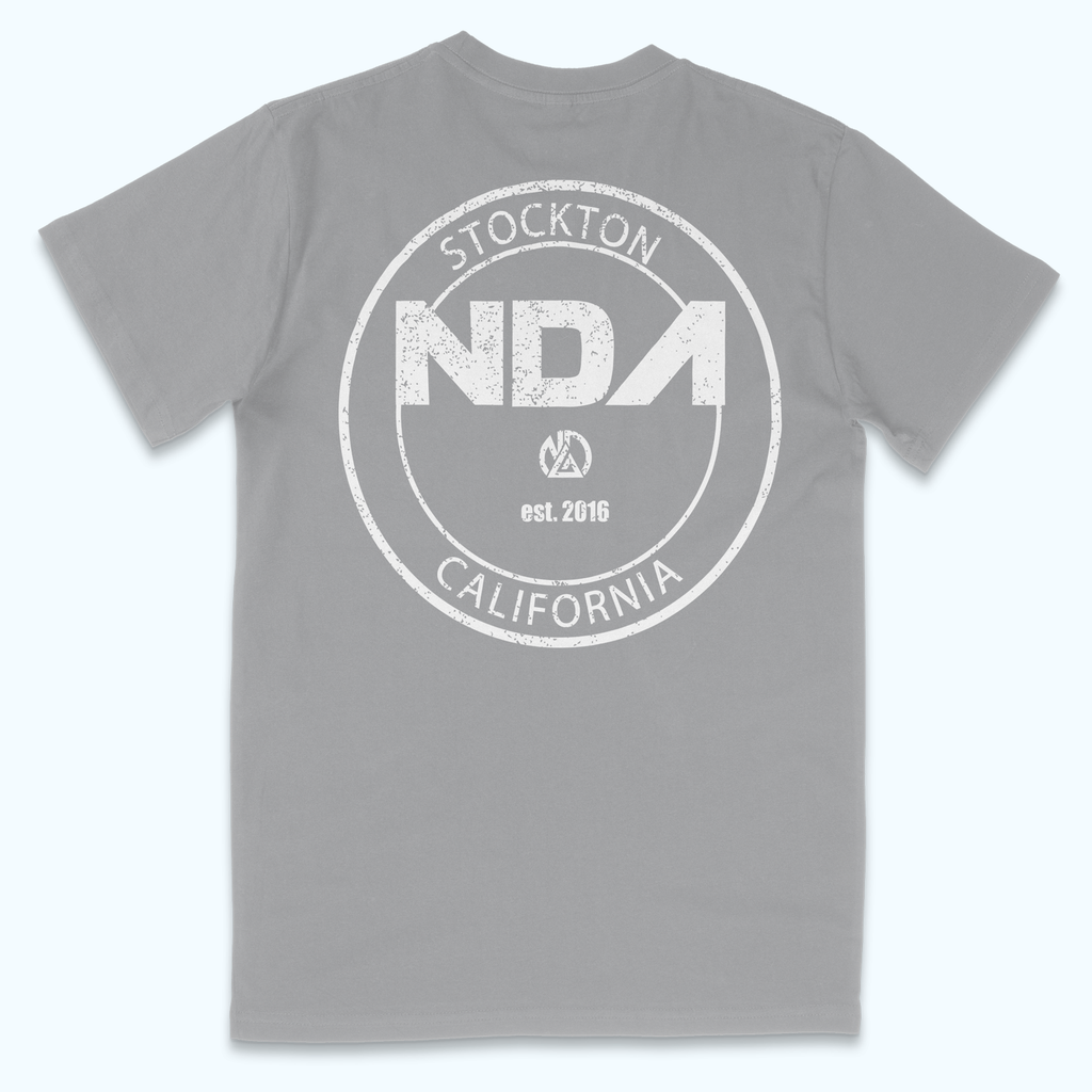 Signature Circle Tee-Granite