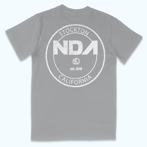 Signature Circle Tee-Granite