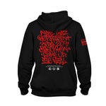 Nate Diaz Street Style 263 PVC Silicone Patch Signature Hoodie [BLACK] OFFICIAL UFC 263 FIGHT EDITION