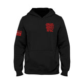 Nate Diaz Street Style 263 PVC Silicone Patch Signature Hoodie [BLACK] OFFICIAL UFC 263 FIGHT EDITION