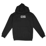 NDA Stencil  Hoodie- White outline